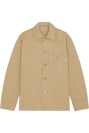 Norse projects Standard Twill Overshirt in - Brown. Size M (also in S, XL/1X).