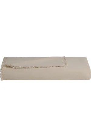 Parachute Vintage Linen Throw in - Neutral. Size all.