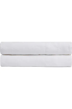 Parachute Linen Fitted Sheet in - . Size QUEEN (also in ).