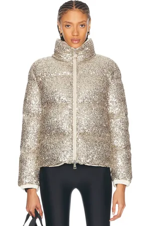 Moncler Anternes Jacket in - Metallic Silver. Size 0/XS (also in 1/S, 2/M, 3/L).