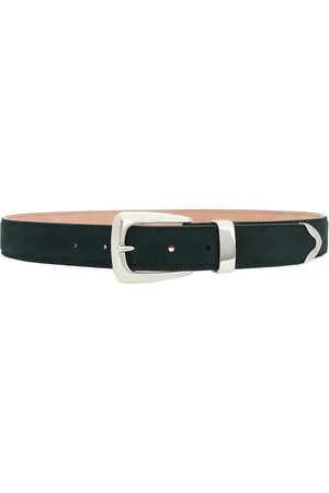 Khaite Benny 30mm Belt in - Dark Green. Size 70 (also in 75, 80, 85, 90).