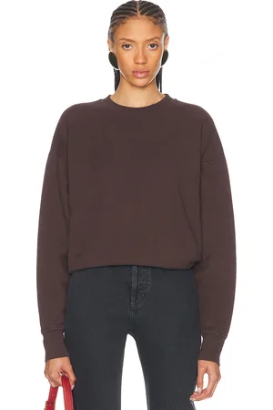 Saint Laurent Crewneck Sweatshirt in - Chocolate. Size L (also in M, S, XS).