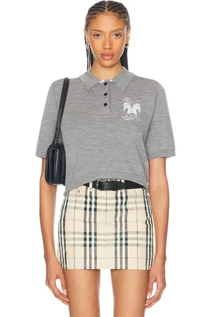 Burberry Short Sleeve Polo Top in - . Size L (also in M, XS).