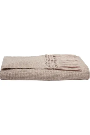 Parachute Cozy Alpaca Throw in - Nude. Size all.