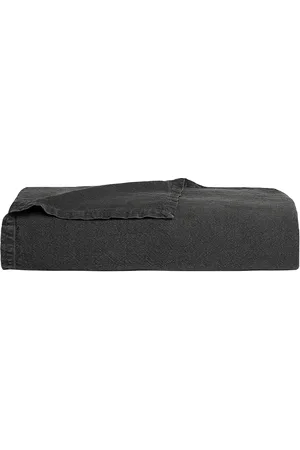 Parachute Vintage Linen Bed Cover in - Charcoal. Size FULL/QUEEN (also in ).