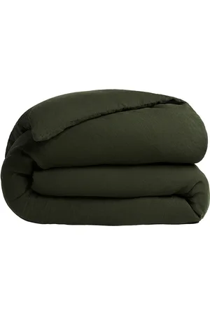 Parachute Linen Duvet Cover in - Green. Size FULL/QUEEN (also in ).