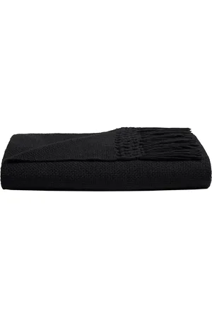 Parachute Cozy Alpaca Throw in - Black. Size all.