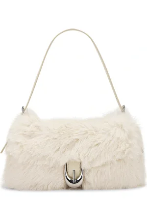 Staud Harlow Faux Fur Shoulder Bag in - . Size all.