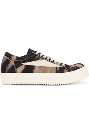 DRKSHDW BY RICK OWENS Vintage Sneaks in Black Terra & Milk - Black,Tan. Size 43 (also in ).