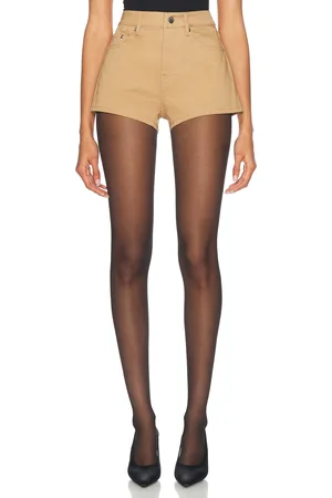 FLEUR DU MAL Stretch Tailored Short in - Brown. Size 6 (also in ).