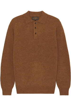 Beams Knit Polo 9g Sweater in - . Size S (also in XL/1X).