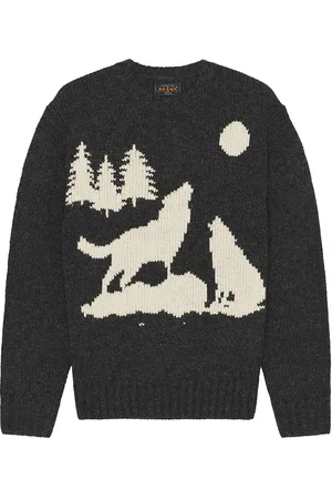 Beams Crew Intarsia 3G in - . Size L (also in M, S).