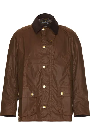 Barbour Ashby Wax Jacket in - Brown. Size M (also in ).