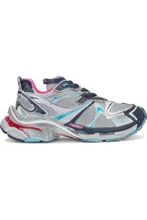 Balenciaga Runner 2 Sneakers in Grey Blue Pink & Red - Grey. Size 42 (also in 43, 44).