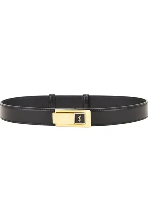 Saint Laurent Buckle Belt in - Black. Size 65 (also in 70, 75, 80, 85, 90).