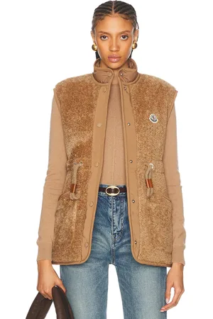 Moncler Bost Vest in - Tan. Size 2/M (also in 3/L).