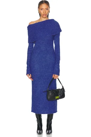 Cult Gaia Grayson Knit Dress in - Blue. Size M (also in S, XS).