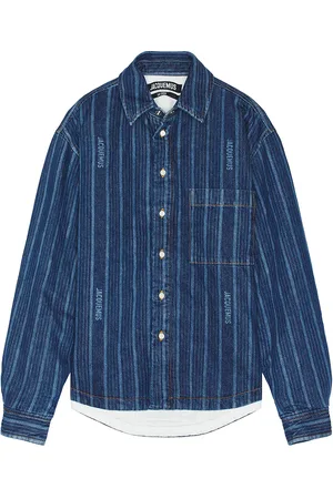 Jacquemus La Chemise Boulanger in - Blue. Size 46 (also in 48, 50, 52).
