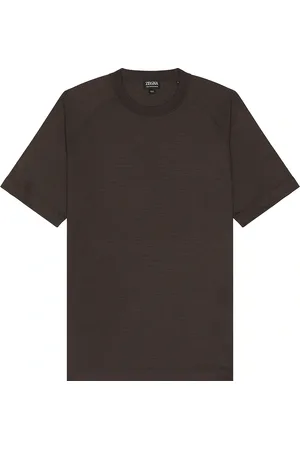 Ermenegildo Zegna High Performance T-Shirt in - Brown. Size L (also in ).