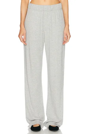 ÉTERNE Thermal Lounge Pant in - Grey. Size L (also in S, XS).