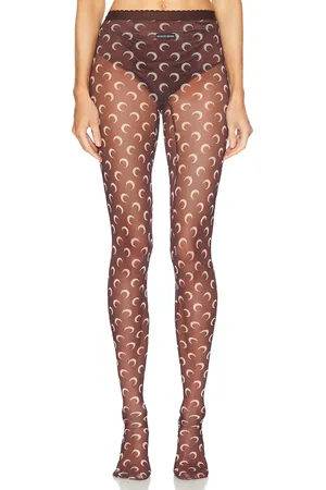 Marine Serre Moon Printed Mesh Tights in - . Size S (also in XS).