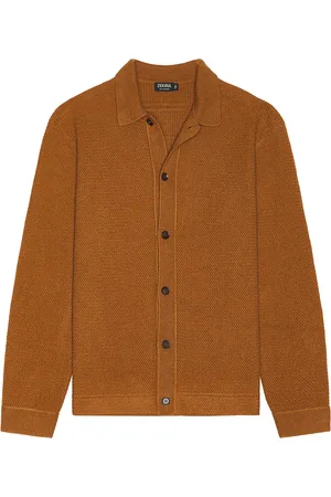 Ermenegildo Zegna Oasi Overshirt in - Brown. Size 46 (also in 48, 50, 52).