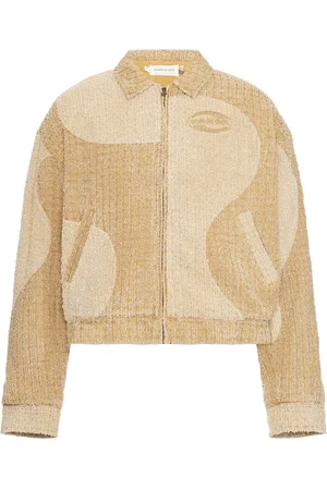HONOR THE GIFT Groove Panel Jacket in - Brown. Size L (also in ).