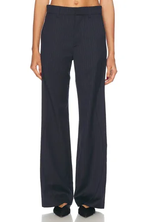 MIMCHIK Twist Trouser in - Navy. Size 4 (also in 6).
