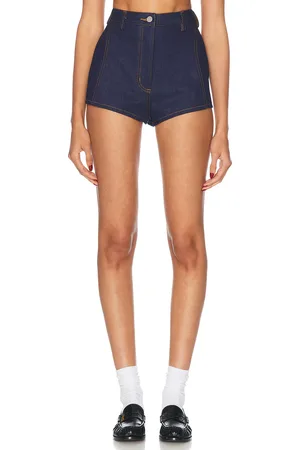 MIMCHIK Tap Short in - Denim-Dark. Size 24 (also in 27).