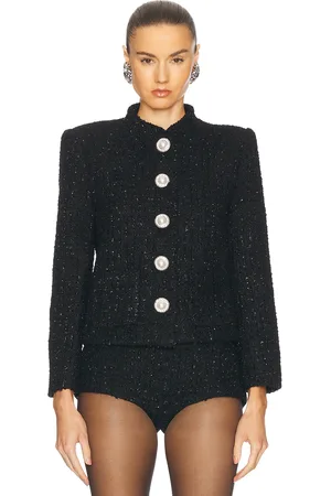 Retrofete Carole Jacket in - Black. Size L (also in M, S, XL, XS).