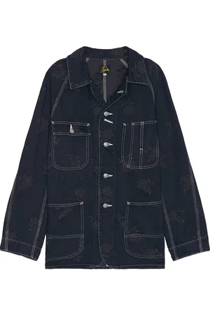 Pins & Needles Coverall 10Oz Denim Rose Jacket in - Blue. Size L (also in S).