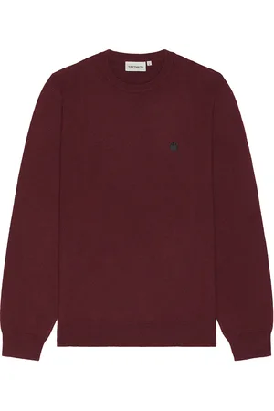 Carhartt American Script Sweater in - Burgundy. Size L (also in M, XL/1X).