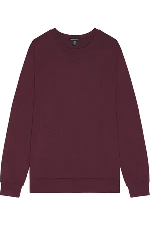 Beyond Yoga Always Beyond Pullover Crew in - Burgundy. Size L (also in M, S, XL/1X).