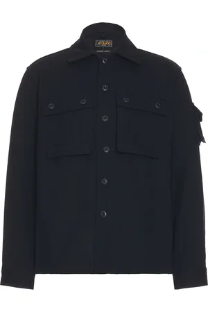 Beams Mil Wool Kersey Jacket in - . Size L (also in M, S, XL/1X).