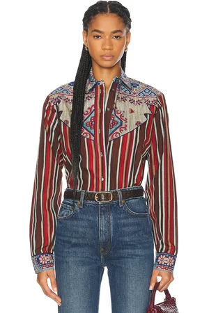PIERRE-LOUIS MASCIA Longsleeve Shirt in - Red. Size L (also in M, S).