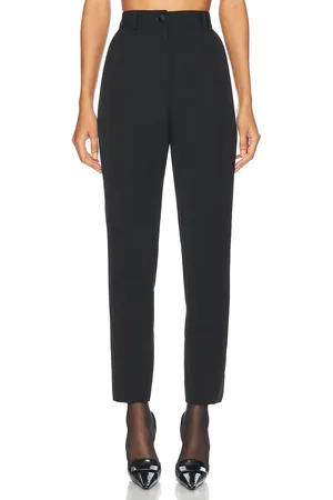 Dolce & Gabbana High Waisted Tuxedo Pant in - Black. Size 38 (also in 36, 40).