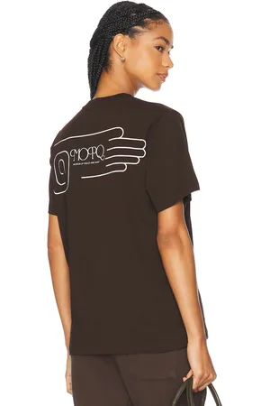 Museum of Peace and Quiet Free Hand T-Shirt in - Chocolate. Size S (also in ).
