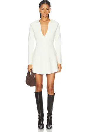 SER.O.YA Clara Knit Mini Dress in - White. Size XS (also in ).