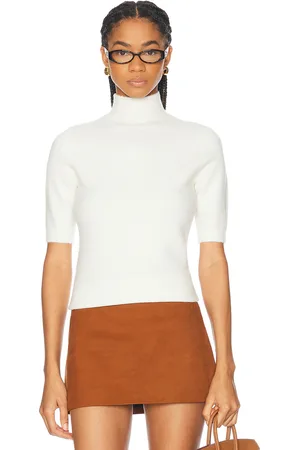 SER.O.YA Yael Knit Top in - White. Size L (also in M, S, XL, XS).