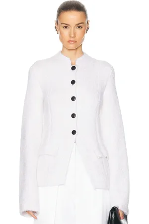 Khaite Aeson Jacket in - White. Size L (also in M, XS).