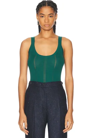 GABRIELA HEARST Lucy Tank in - Green. Size L (also in M, XS).