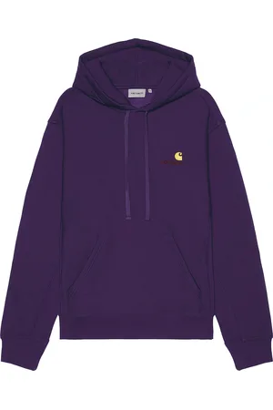 Carhartt Hooded American Script Sweater in - Purple. Size M (also in ).