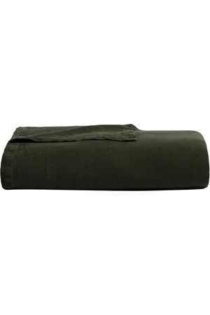 Parachute Vintage Linen Bed Cover in - Green. Size FULL/QUEEN (also in ).