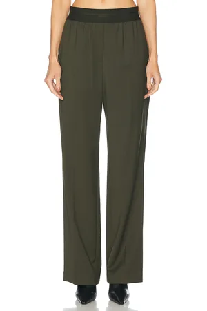 Helmut Lang High Waisted Trouser in - Green. Size 0 (also in 2, 8).