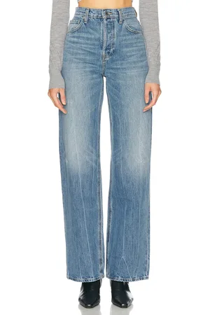 GRLFRND Brooklyn High Rise Straight in - Denim-Medium. Size 23 (also in 24, 25, 26, 27, 30).