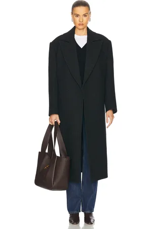 GRLFRND The Overcoat in - Grey. Size L (also in M, S, XL, XS, XXS).