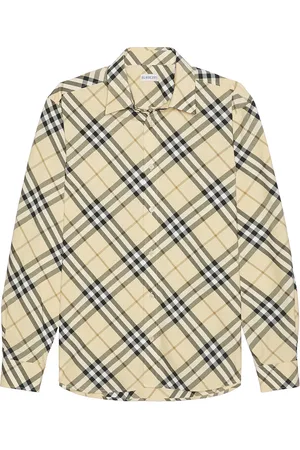 Burberry Long Sleeve Casual Shirt in - Cream. Size L (also in M, S).