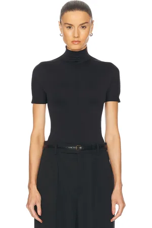 WARDROBE.NYC X Rosie Huntington-Whiteley RHW Short Sleeve Bodysuit in - . Size L (also in XL, XXS).