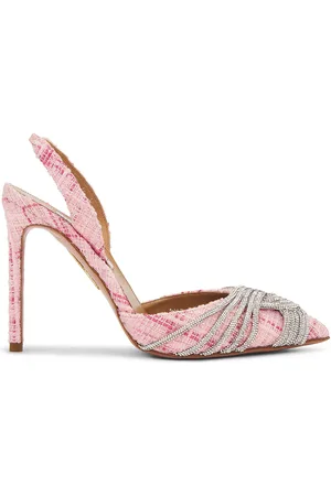 Aquazzura Gatsby 105 Slingback Pump in - Pink. Size 36 (also in 37, 37.5, 38, 38.5, 39, 39.5, 40).