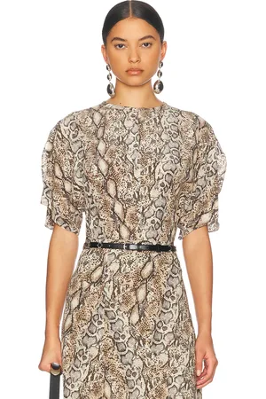 Isabel Marant Karlita Blouse in - Neutral. Size 34 (also in 36, 38, 40, 42).